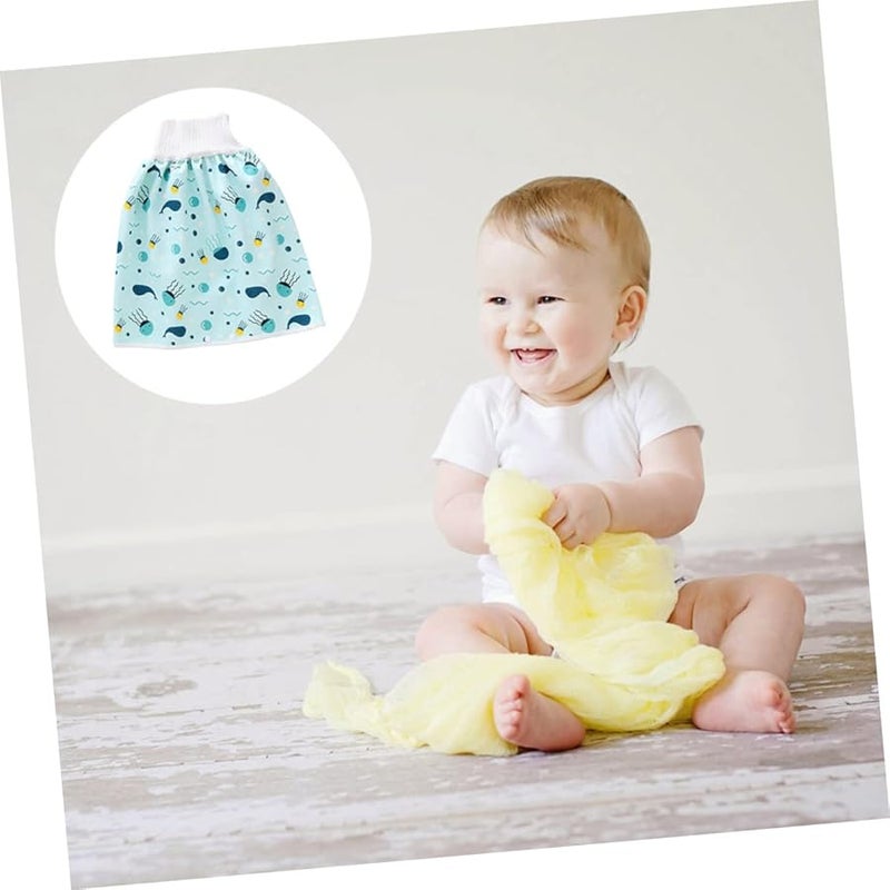 سراويل تدريب على استخدام النونية حفاضات تنورة شورتات ناعمة قابلة للتنفس للمواليد الجدد حتى الأطفال الصغار - Image 2